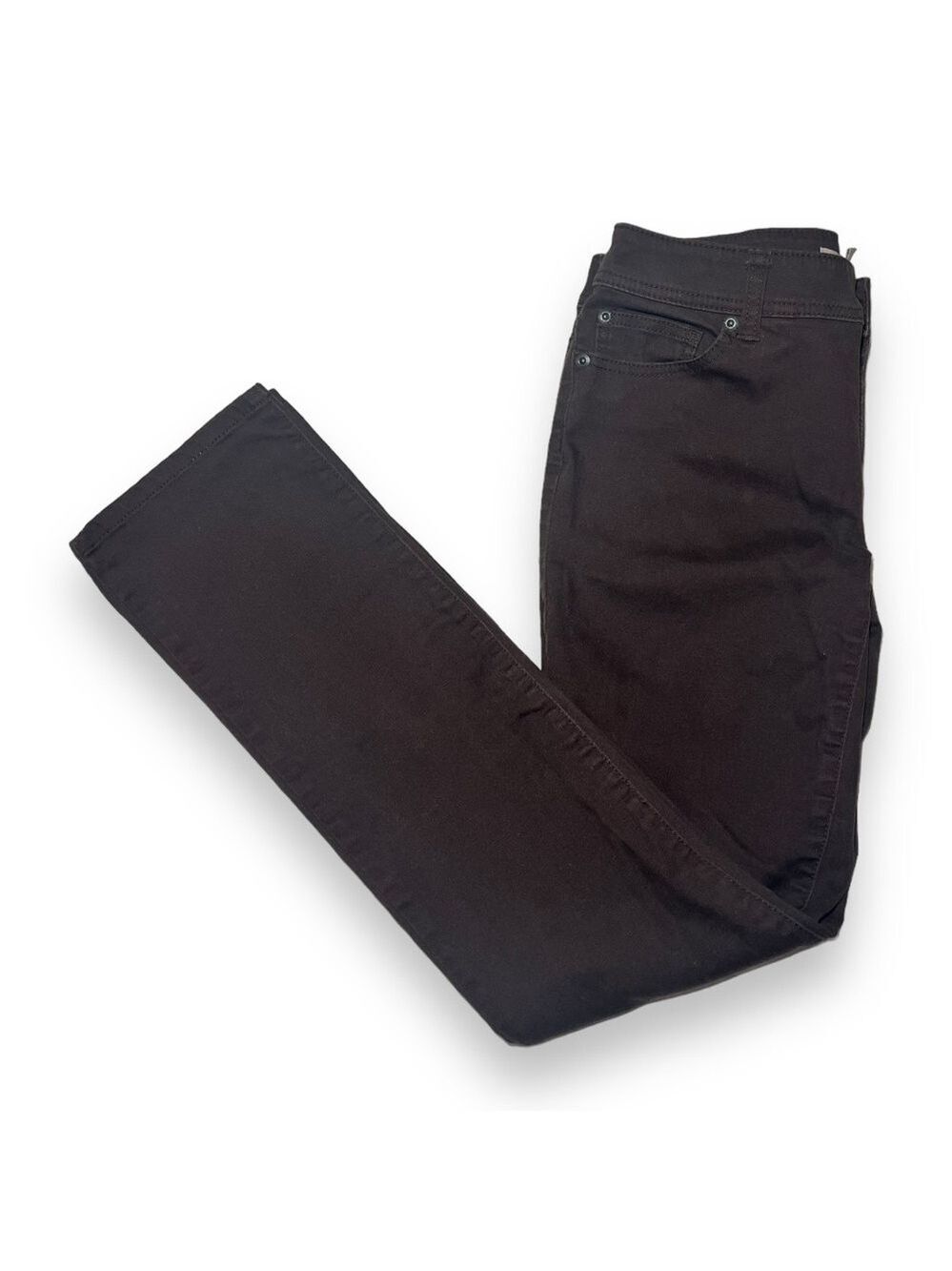 Chico’s Women’s Barely Bootcut Jeans Chocolate Size 00 (2)